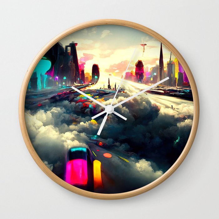 Welcome to Cloud City Wall Clock