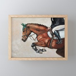 Hunter-Jumper Framed Mini Art Print