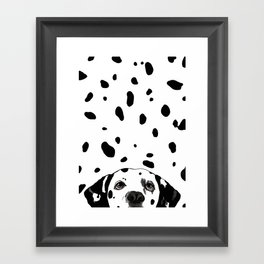 Dalmatian Spots Framed Art Print