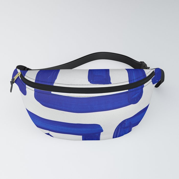 Greek Blue Design Fanny Pack