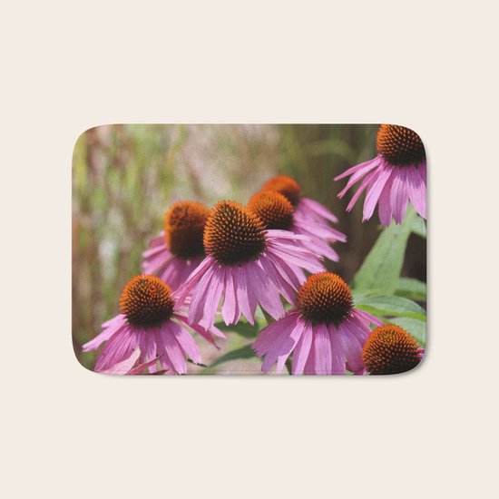 Cone Flowers Bath Mat