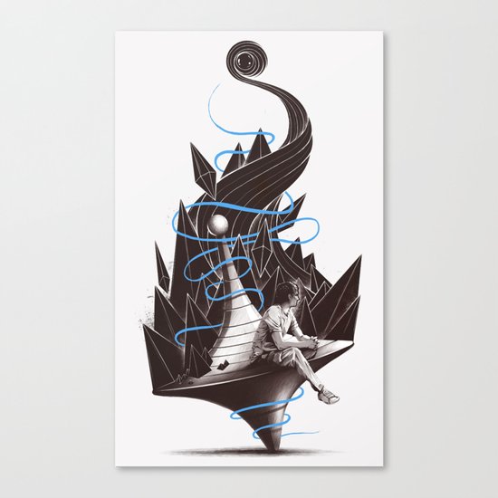 Trying To Find A Balance Canvas Print