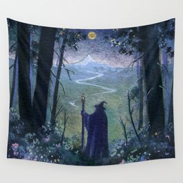 Midnight Wanderer Wall Tapestry