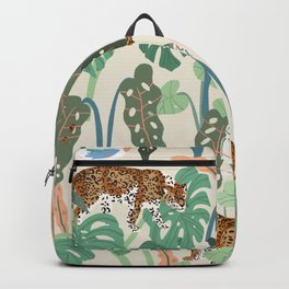 Monstera Jungle Backpack | Tropicalplants, Jungle, Monsteradeliciosa, Cat, Swisscheeseplant, Jaguar, Graphicdesign, Lush, Wallpaper, Tropical 