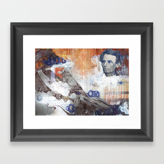 Beardless Woods Framed Art Print