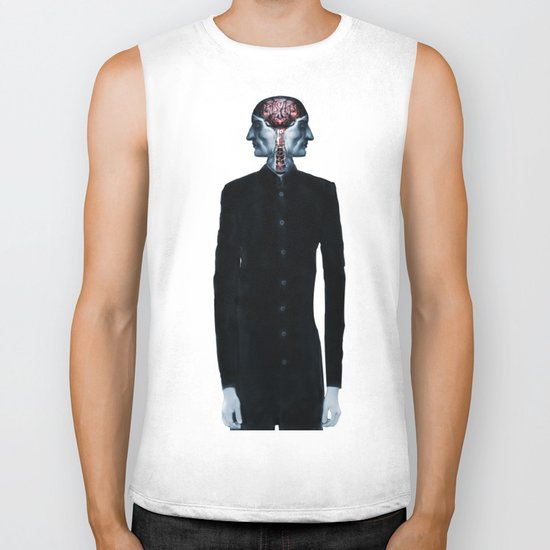 Optimistic Surrealism Biker Tank