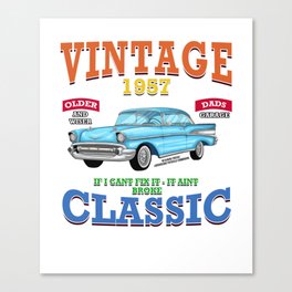classic cars Canvas Print