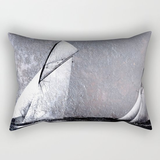 chase scene Rectangular Pillow