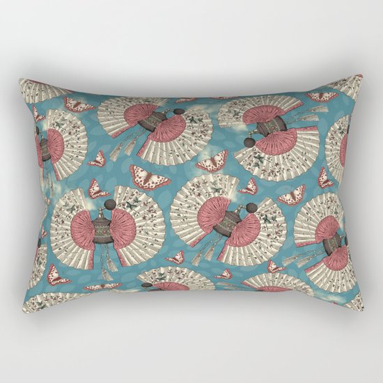 FanTastic Butterfly Fragrance Rectangular Pillow