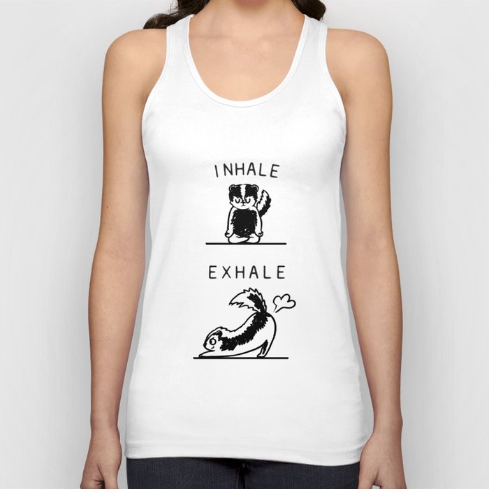 Inhale Exhale Skunk Tank Top