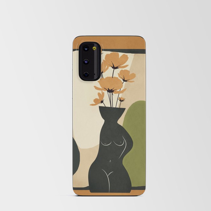 Modern Abstract Woman Body Vase 5 Android Card Case