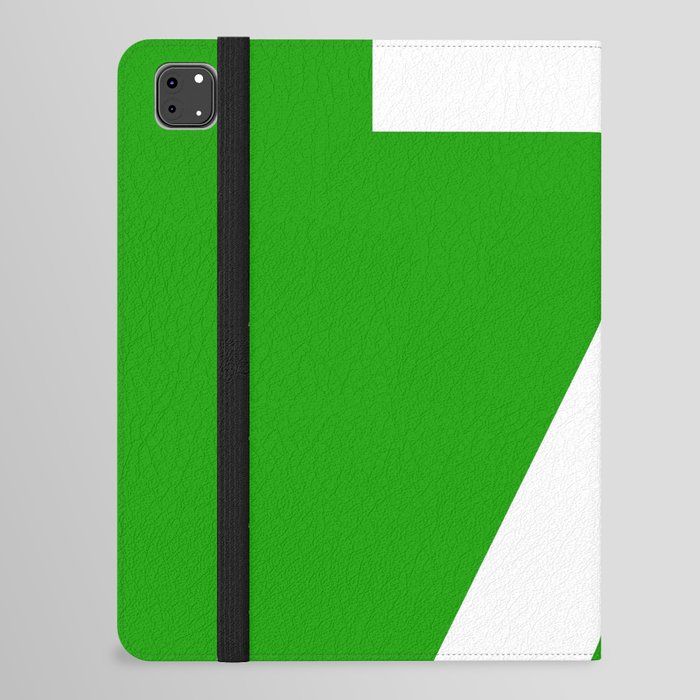 Number 7 (White & Green) iPad Folio Case