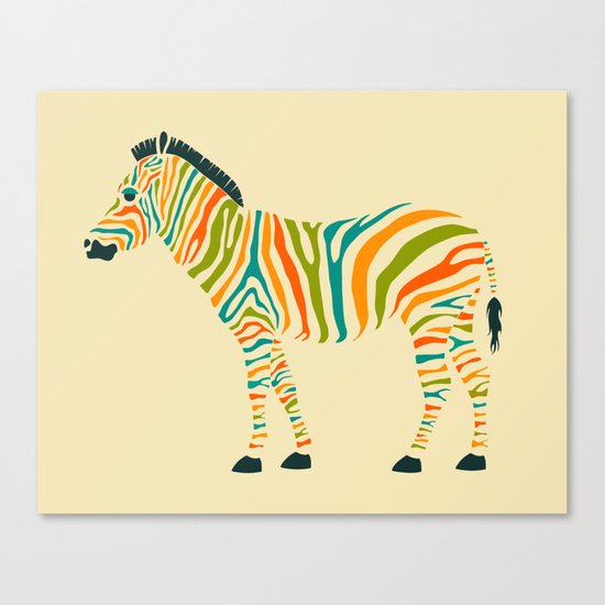 Zebra Canvas Print