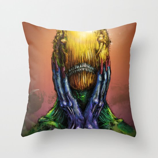 "Blind" Throw Pillow