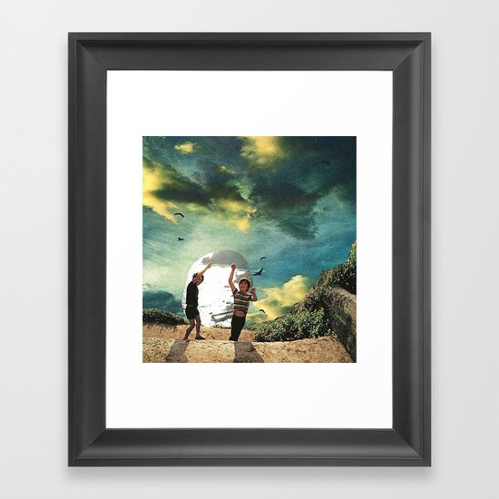 laboratory in the sky... (2) Framed Art Print