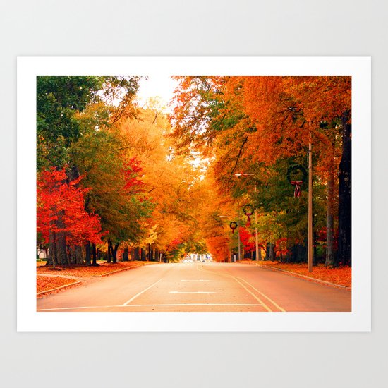 Autumn in the South Art Print