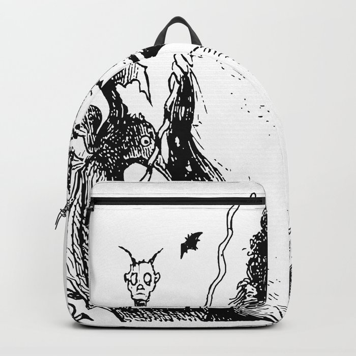 Demonic Predictor Of The Future By Magical Means Cut Out Backpack