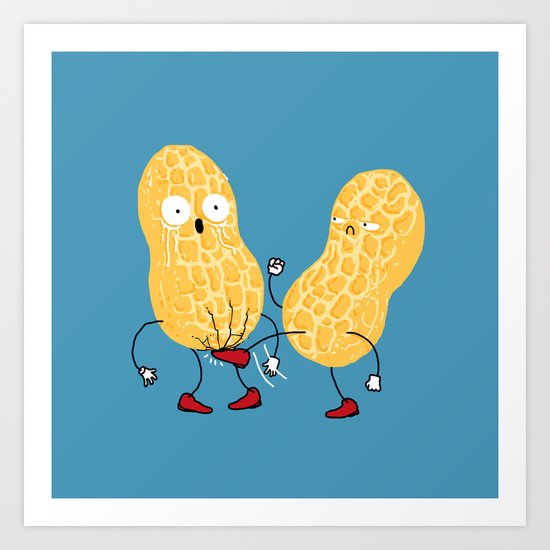 In the nuts Art Print