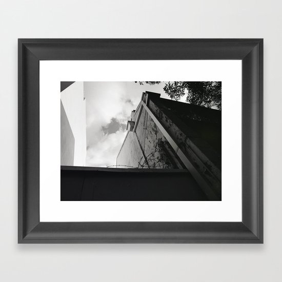 Bordered light Framed Art Print