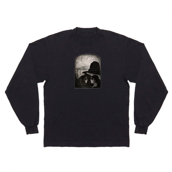  Attraction I - Edvard Munch Long Sleeve T Shirt