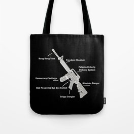 Anatomy of a Gun – Humor – Rifle Tote Bag