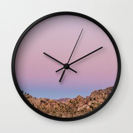 Desert Sunset Wall Clock