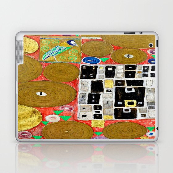 Gustav Klimt Fulfillment detail, Klimt pattern  Laptop & iPad Skin