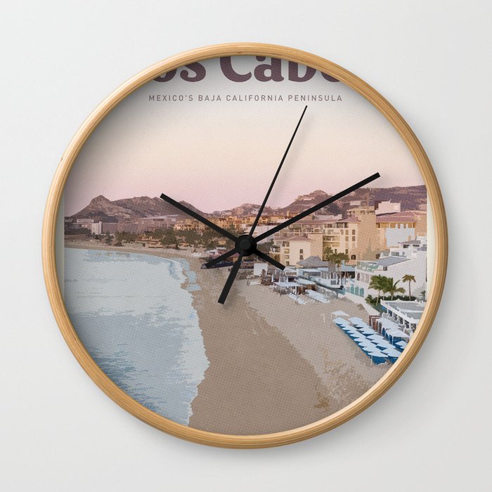 Visit Los Cabos Wall Clock