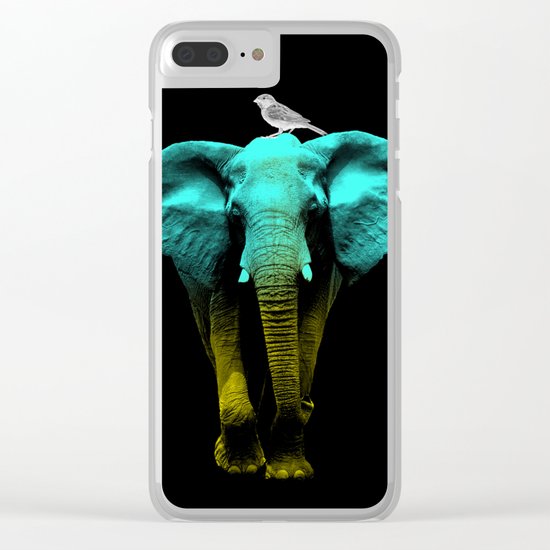 Friends for Life fluro Clear iPhone Case