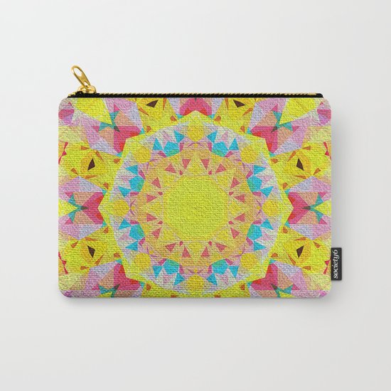 Organic Peace Oil Painting Mandala Carry-All Pouch