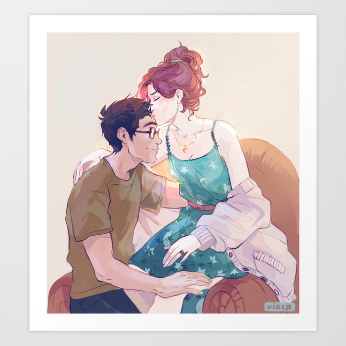 James And Lily Art Print By Viria Society6