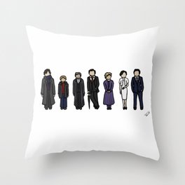 Characters of Sherlock Throw Pillow