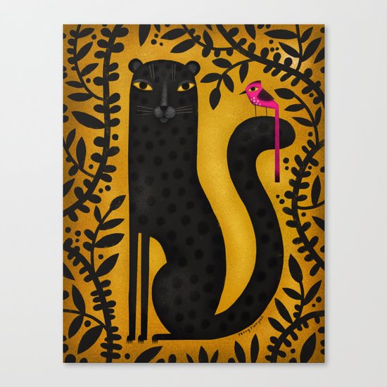PANTHER PERCH Canvas Print