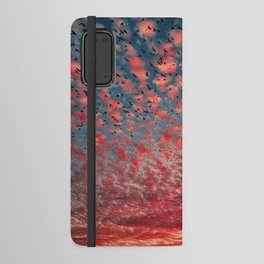 Moroccans clouds at sunset  Android Wallet Case