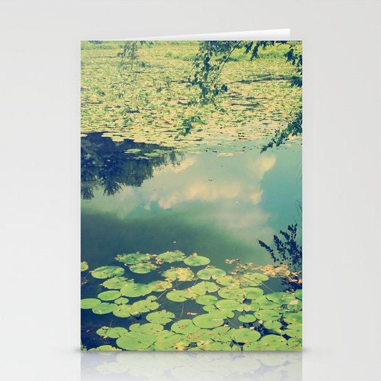 Lily Pad Pond Stationery Cards