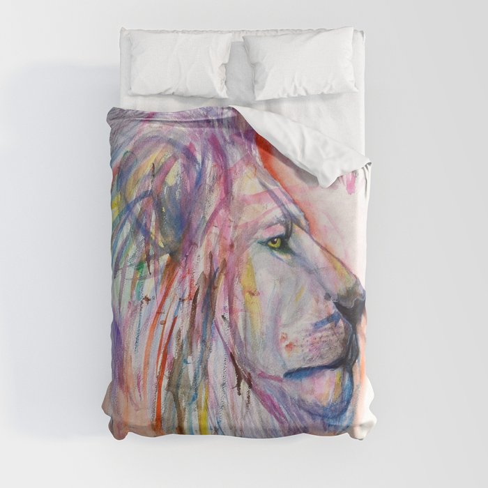 The Almighty Lion Duvet Cover