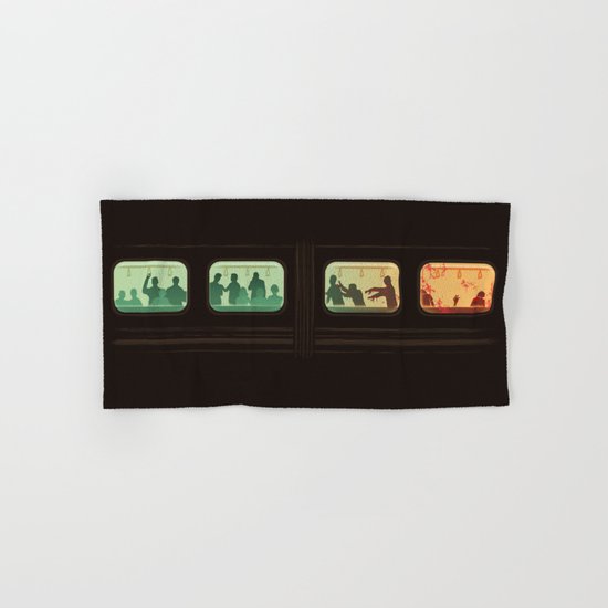 Ground Zero - Zombie Subway Hand & Bath Towel