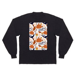 Halloween Pattern Long Sleeve T Shirt