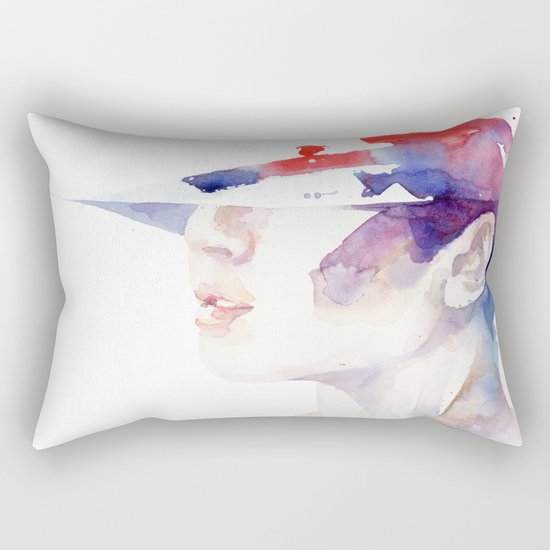 And for her it's still summer Rectangular Pillow