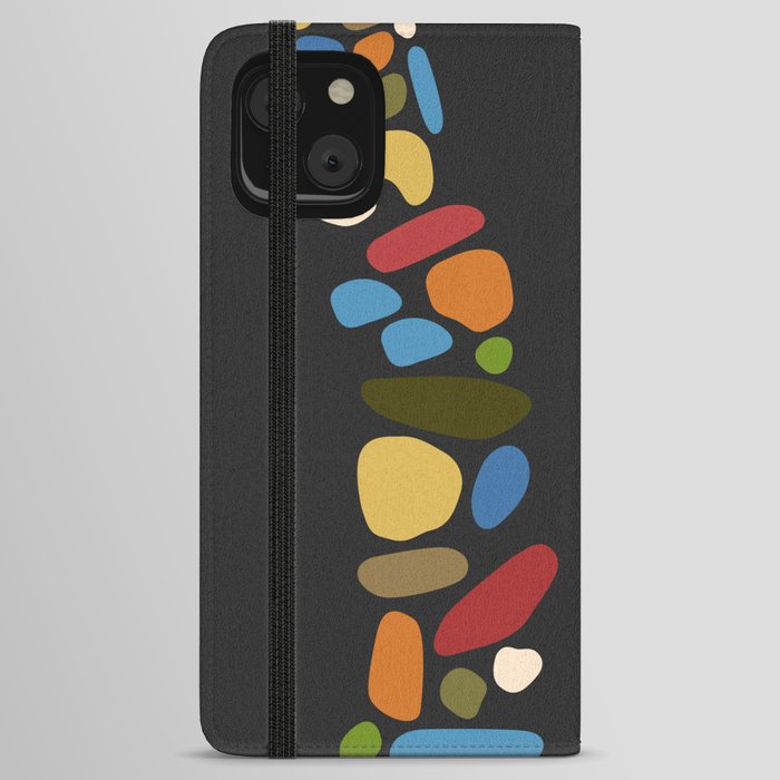Color stones path collection 6 iPhone Wallet Case