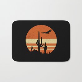 Sergio Leone Bath Mat | Desert, Sun, Vintage, Curated, Graphicdesign, Sergioleone, Adventure, Sunset, Bad, Western 