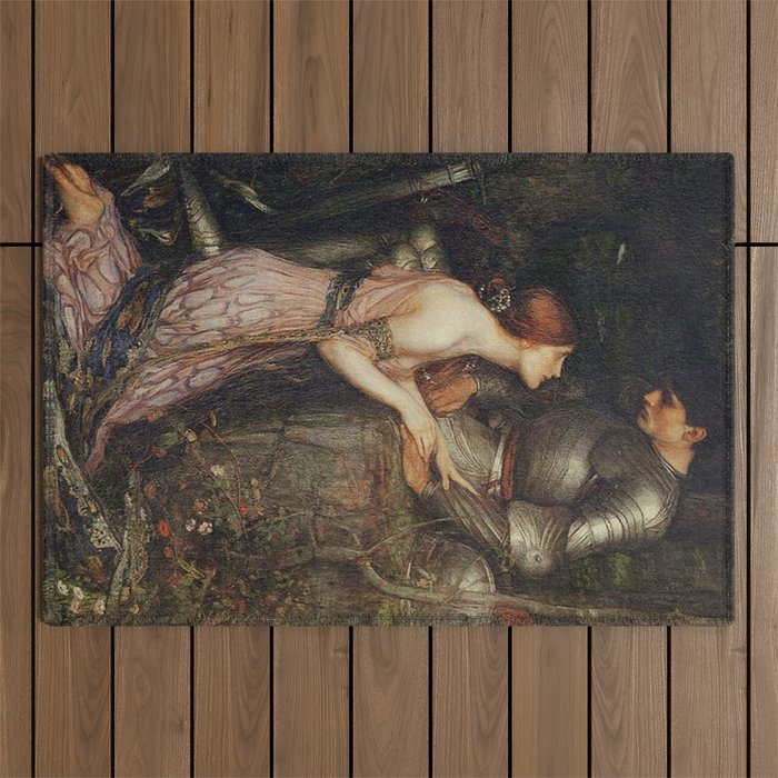 Medieval Knight romance Outdoor Rug