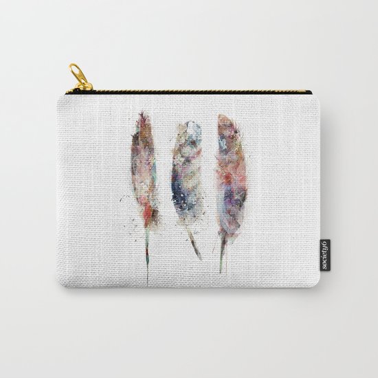 wild feathers Carry-All Pouch