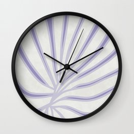 White Chrysanthemum Wall Clock