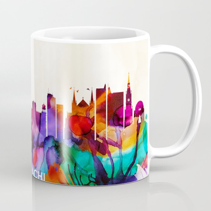 Karachi Pakistan Coffee Mug By Towseef Dar Society6