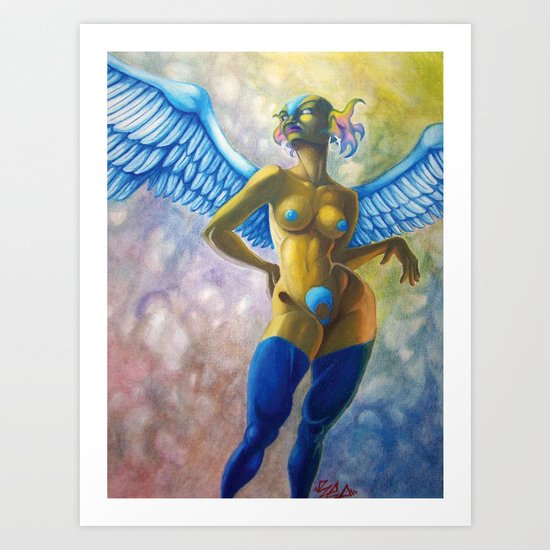 Angela Art Print