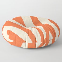 Coral in red Floor Pillow