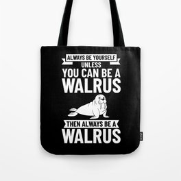 Walrus Baby Atlantic Animal Funny Cute Tote Bag