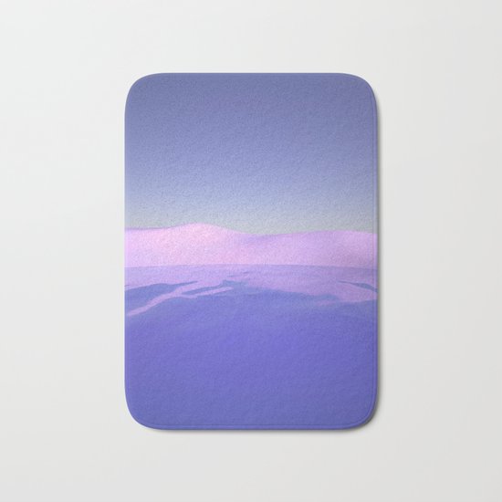Purple Beach Bath Mat