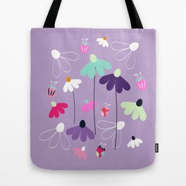 Summer Flowers Tote Bag